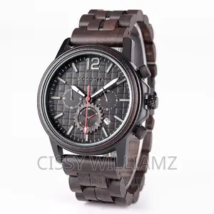 Cedar Quartz Chrono Wooden Watch/Stylish Wooden Watches