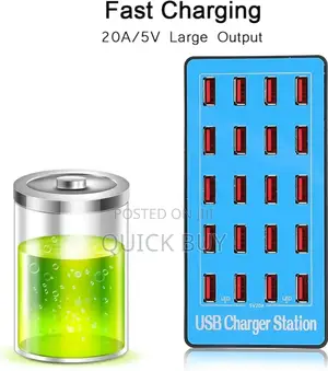 100W 20 USB Port Charge