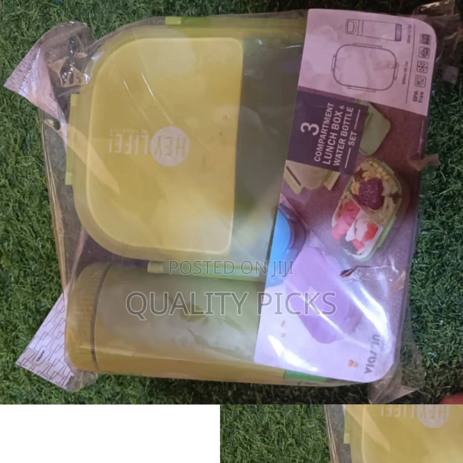 Plastic Kids Lunch Box Set