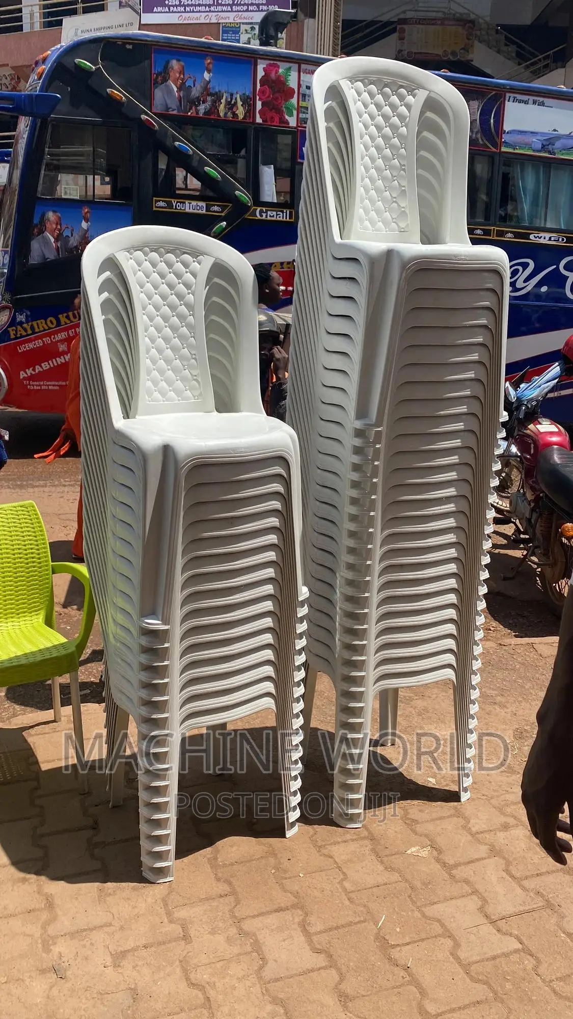 PVC Chairs White (Plastic)