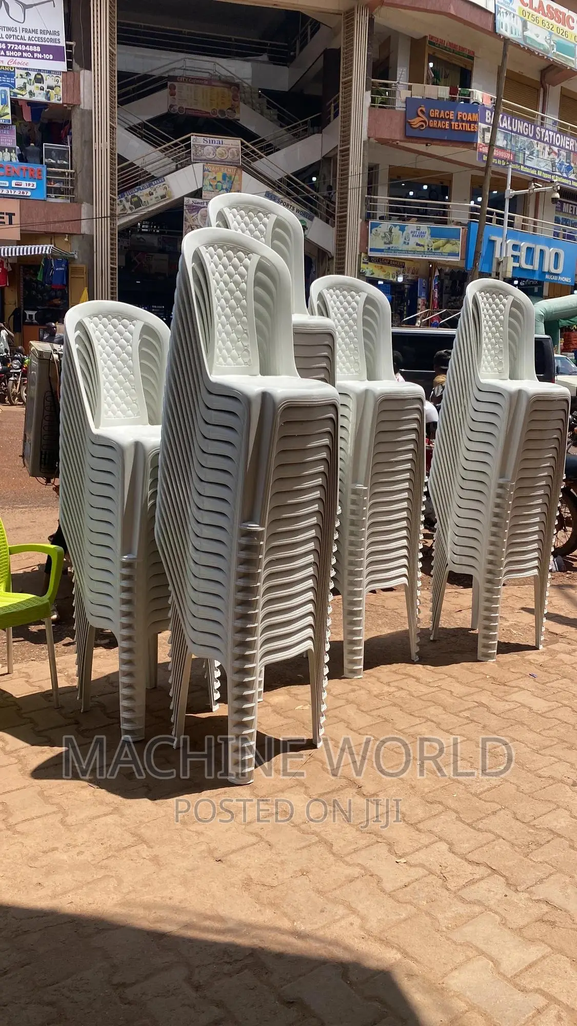 PVC Chairs White (Plastic)