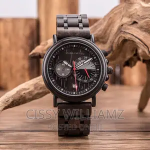 Luxury Military Stainless Steel Wrist Watch/Wooden Watch