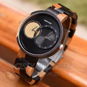 Dodo Deer 2 Time Zone Wood Watch/Quartz Wrist Watch