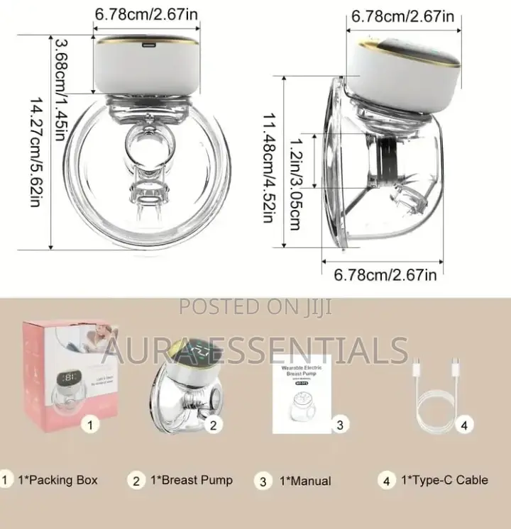 Wearable Portable Automatic Breast Pump