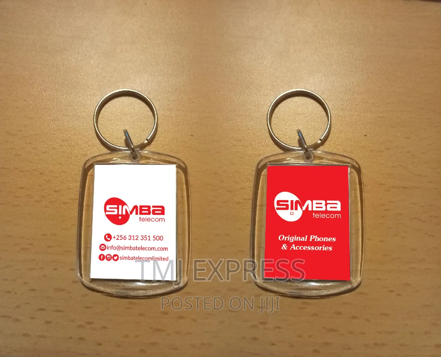 Branded Plastic Key Holders / Key Rings