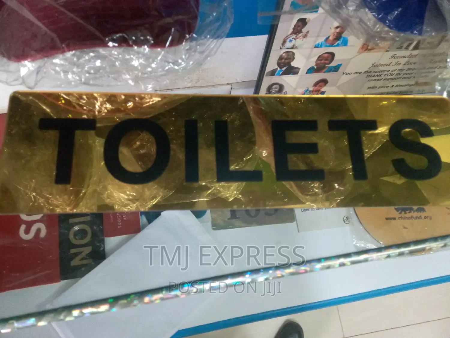 Door Toilet Labels