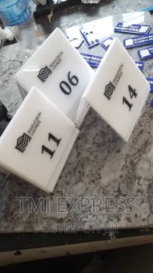 Table Numbers