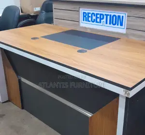 Cherry and Grey Executive Desk (140cm)With Movable Drower.