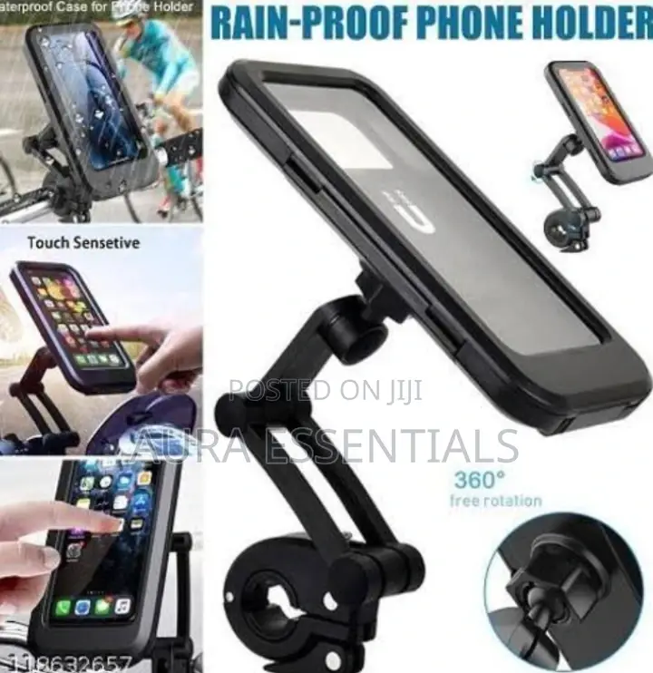 360° Rotation Waterproof Bike Phone Case/ Holder