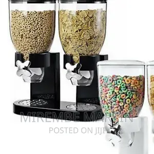 Double Kitchen Food Cereal Dispenser – Colour May Vary