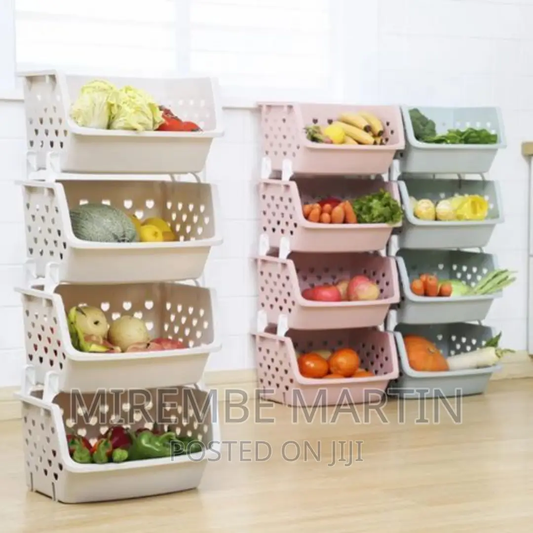 4 Tier Plastic Bathroom/Kitchen Storage Organizer