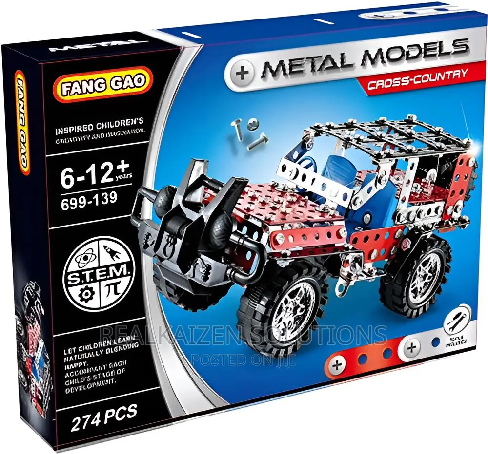 METAL MODELS Educational Learning Building Vehicle Toy
