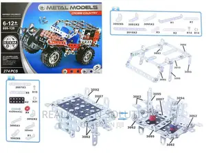 METAL MODELS Educational Learning Building Vehicle Toy