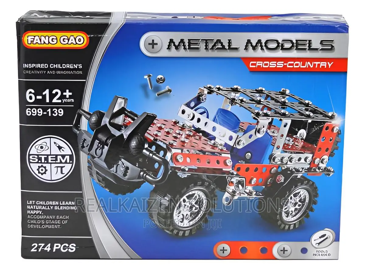 METAL MODELS Educational Learning Building Vehicle Toy