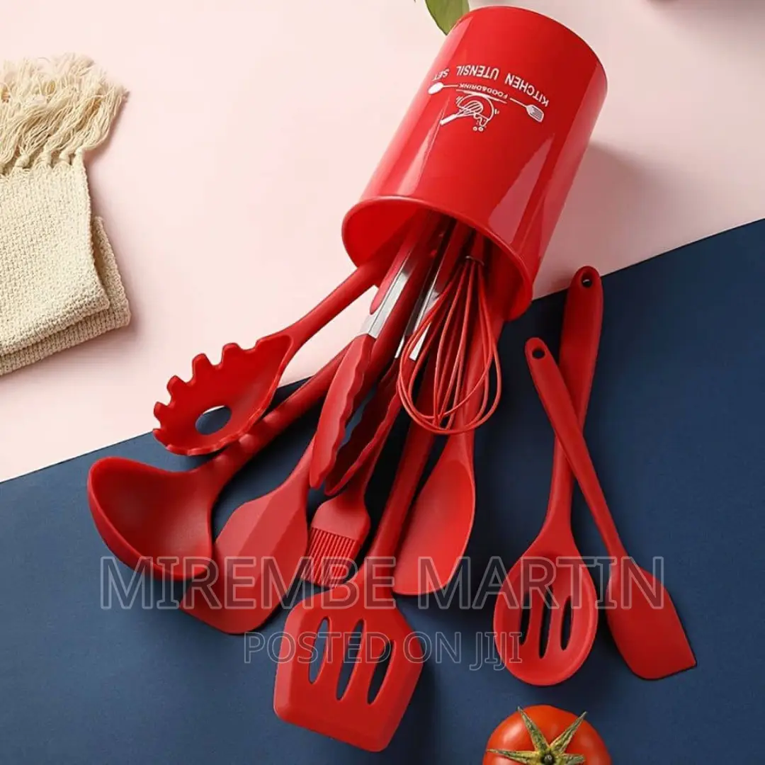 12pcs Wood Hand Silicone Kitchen