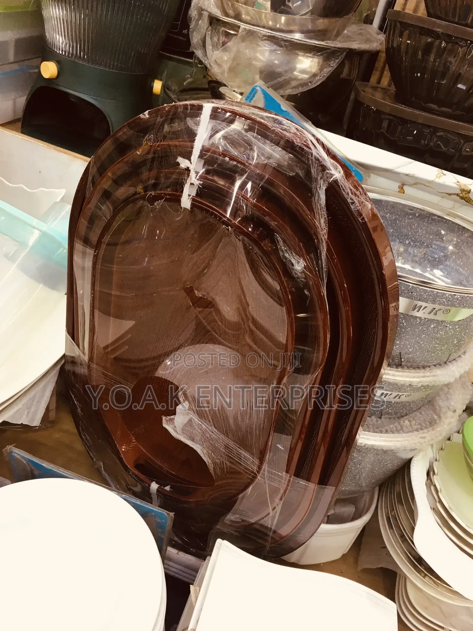 Pure Wooden Tray Set