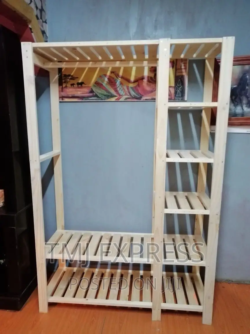 Wooden Pallets Wardrobe