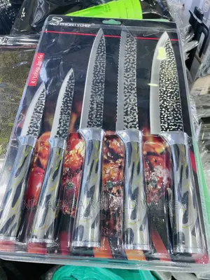 5pc Set of Classic Stainless Steel Knifes