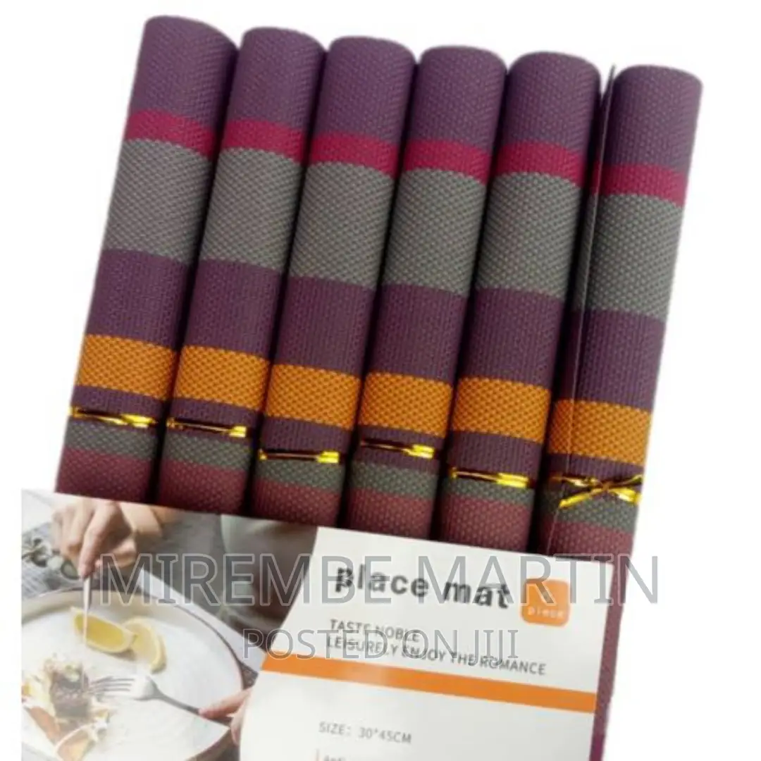 6 PCS Table Place Mats – Multicolour