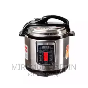 Electric Pressure and 6L Rice Cooker – Black, Silver