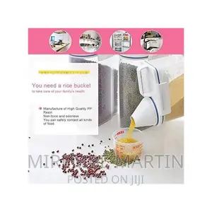 4 Pieces 2L Food Plastic Storage Grains Cereal Containers-