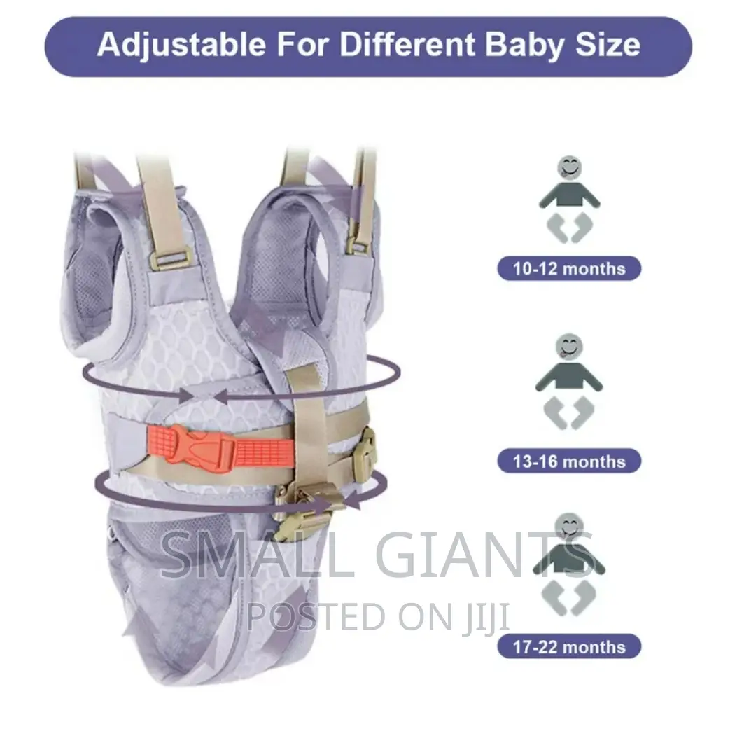 Adjustable Baby Walking Harness With Detachable Crotch
