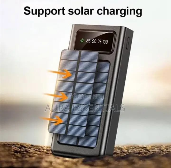 Solar Power Bank 20000mah Capacity