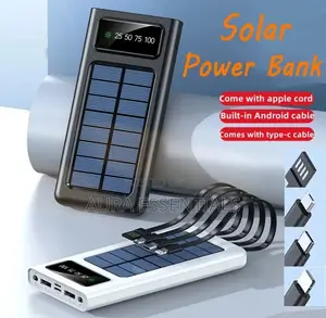 Solar Power Bank 20000mah Capacity