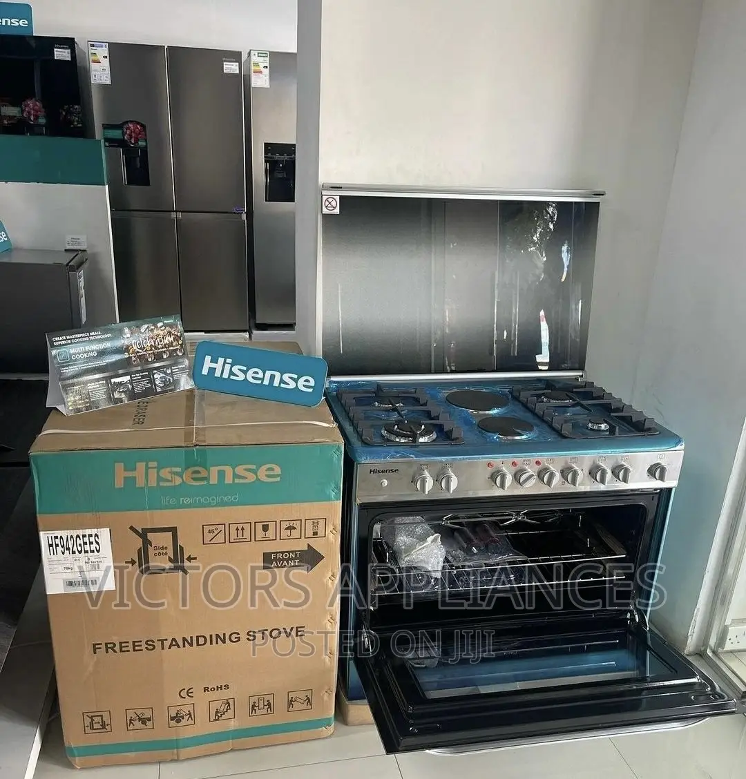 Hisense Cooker 90x60cm 4gas 2electric