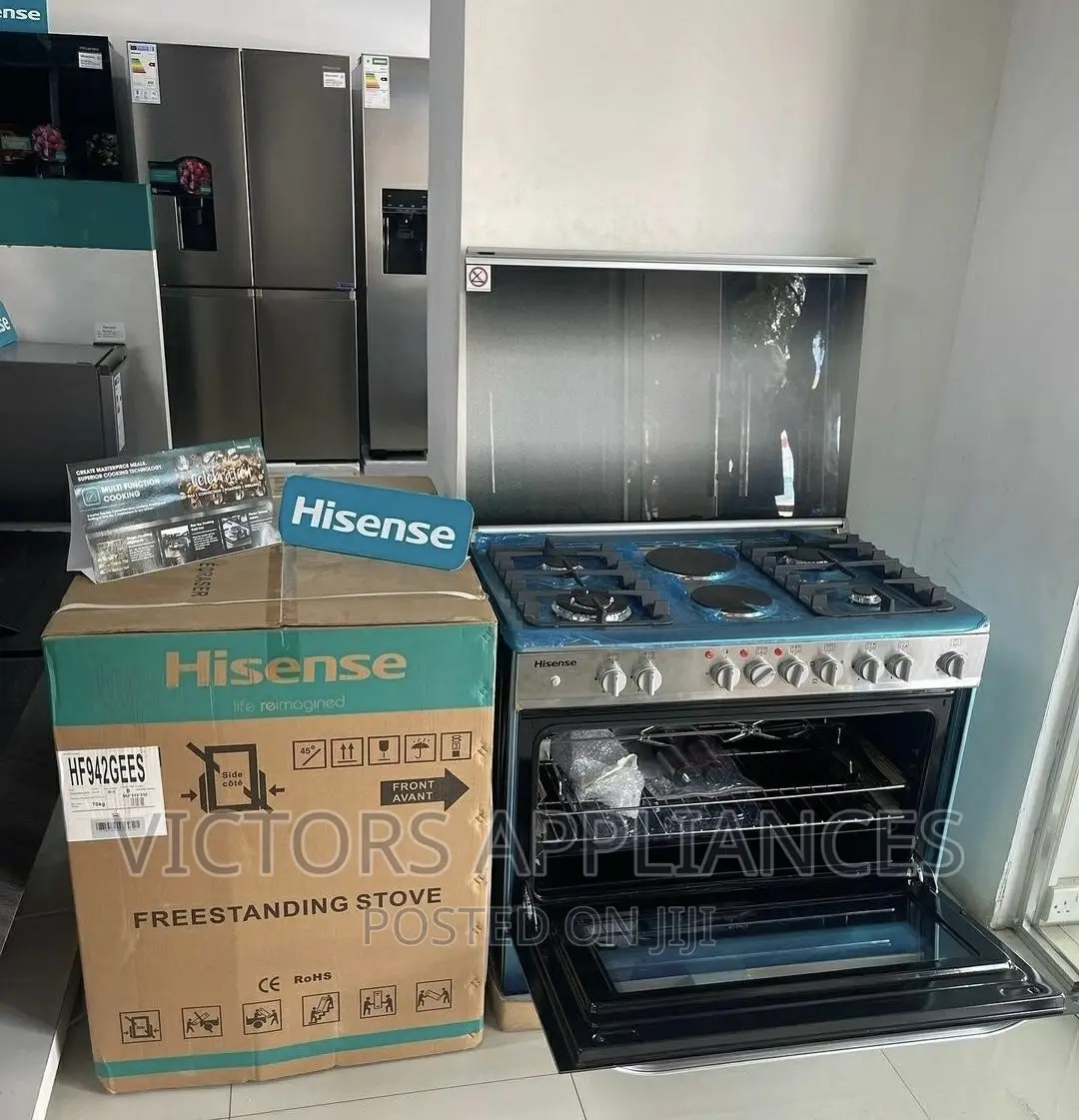 Hisense Cooker 90x60cm 4gas 2electric
