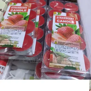 Scented Strawberry Candles.