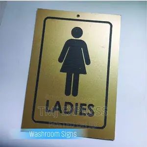 Door Toilet Labels
