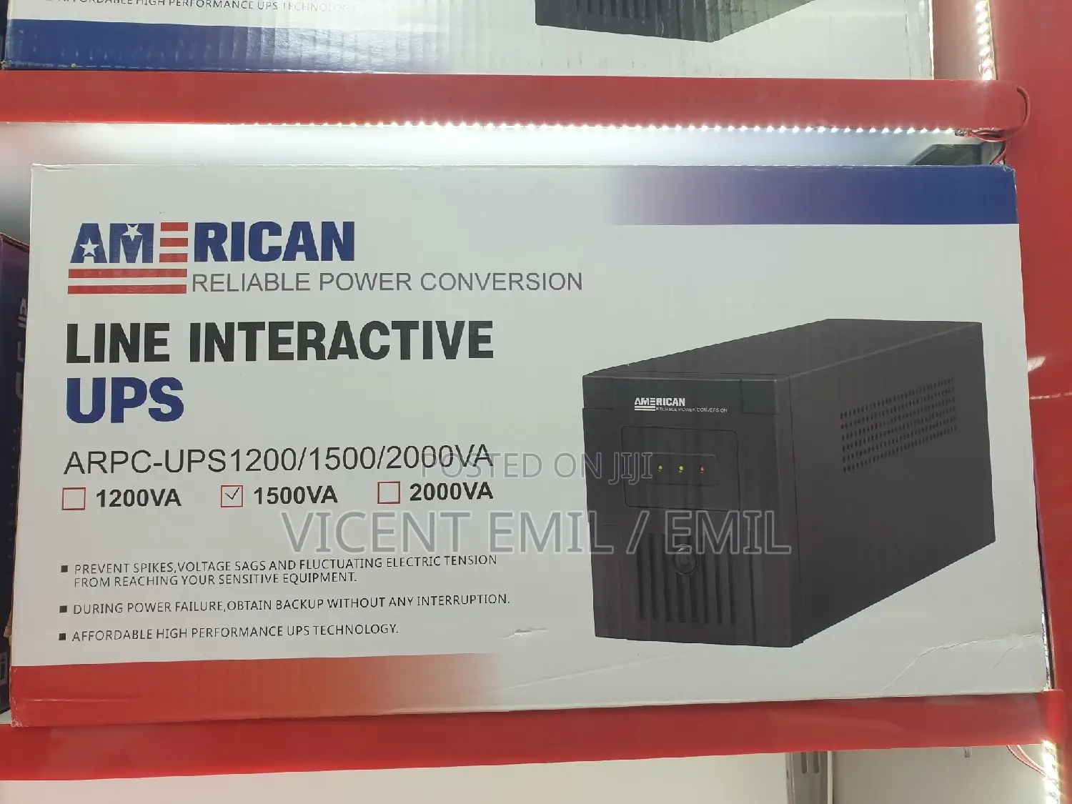 UPS 1500va American Line Interactive