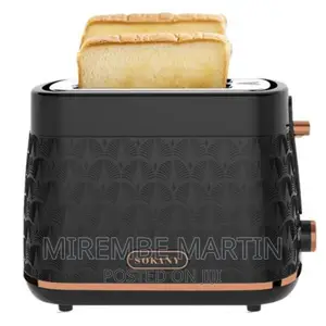 2 Slice Bread Toaster Sk033 Sokany- Black Gold