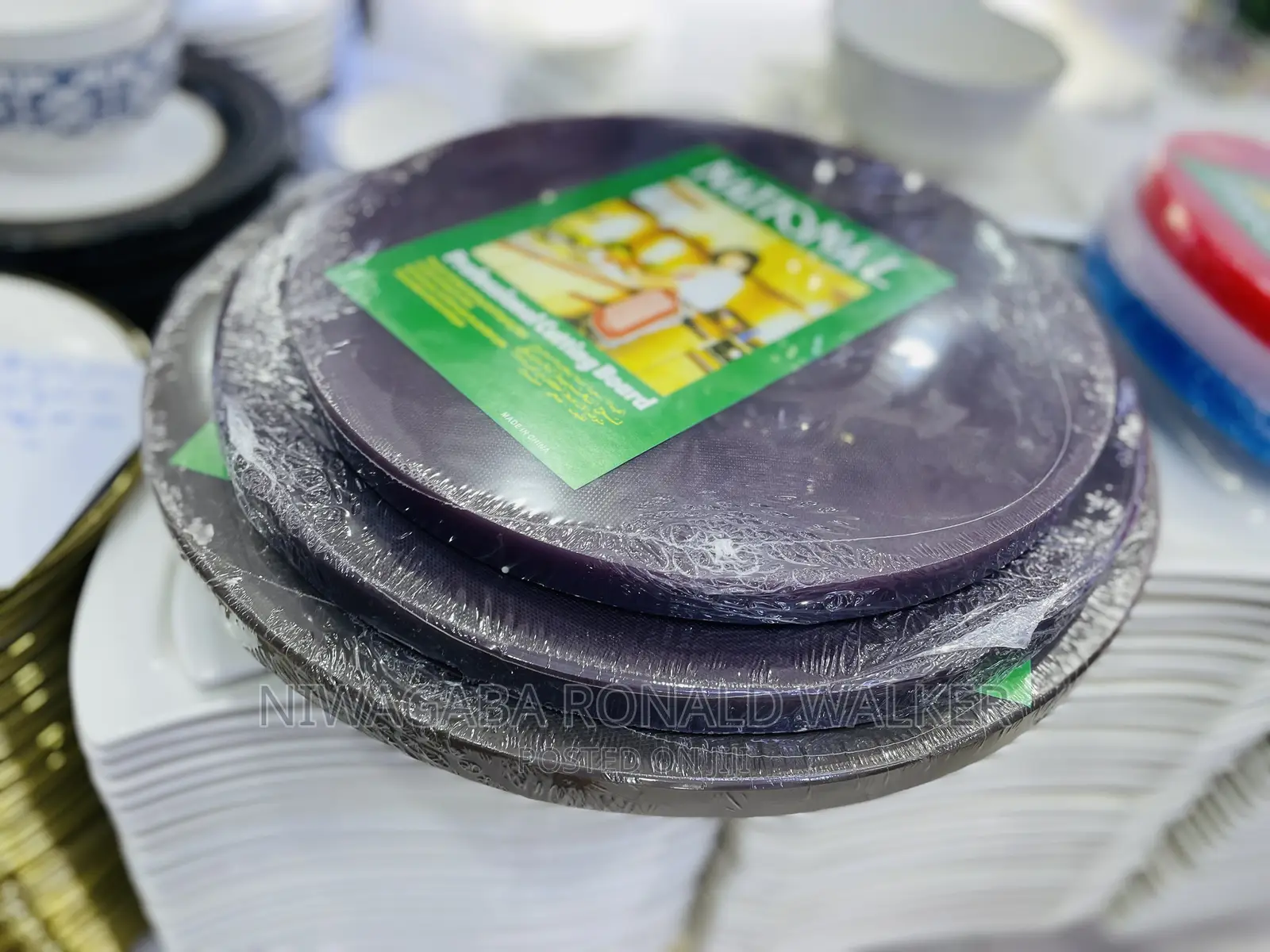Round 3pc Set of Heavy Duty Chopping Board