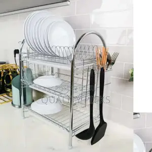 Kitchen 3 Layer Dish Rack Organizer