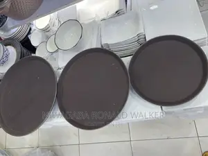 3pc Set of Classic Rubber Tray