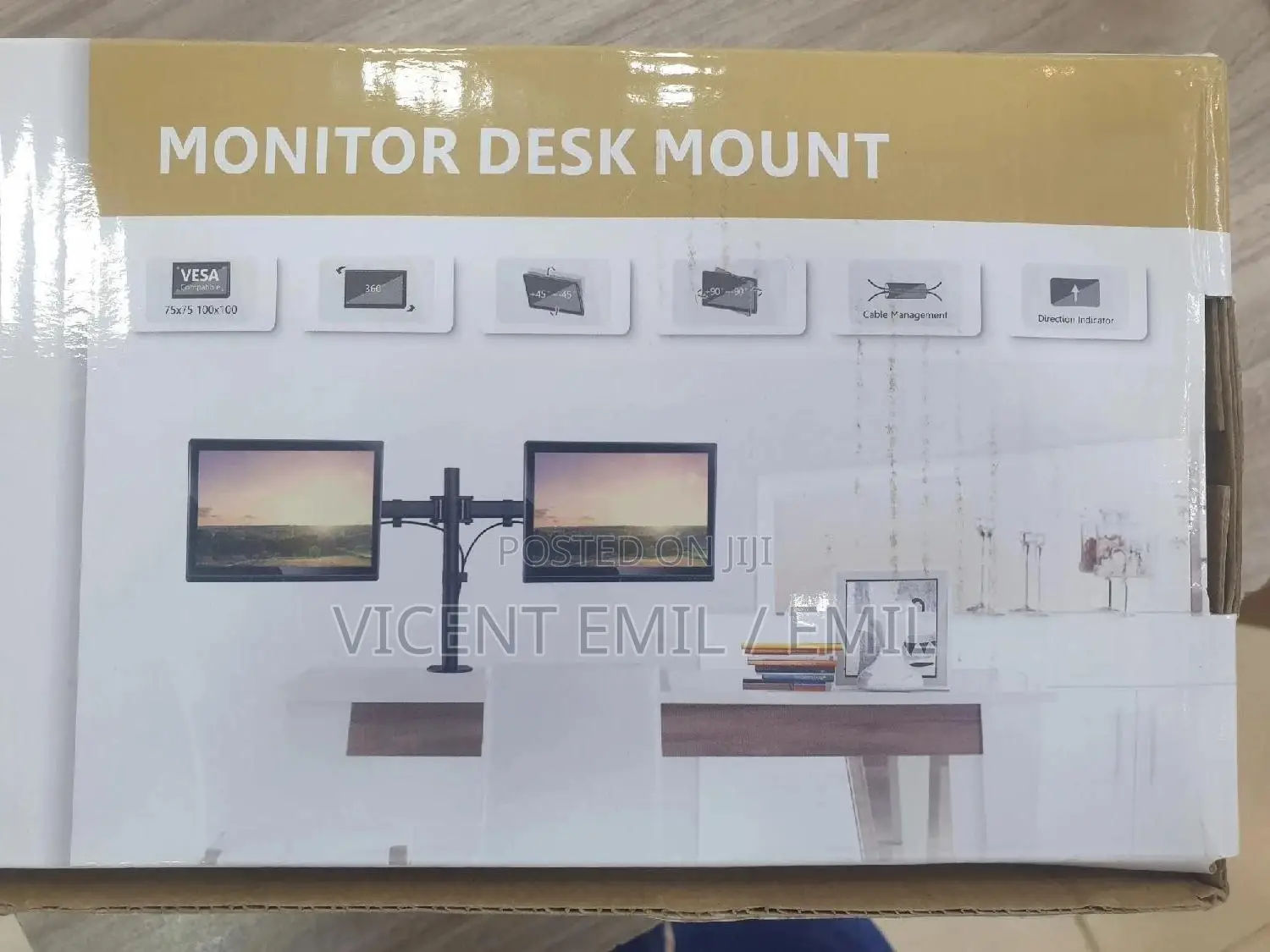 Monitor Desk Mount Double Original