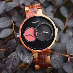 Time Zone Wooden Watch/Luxury Quartz Wrist Watch