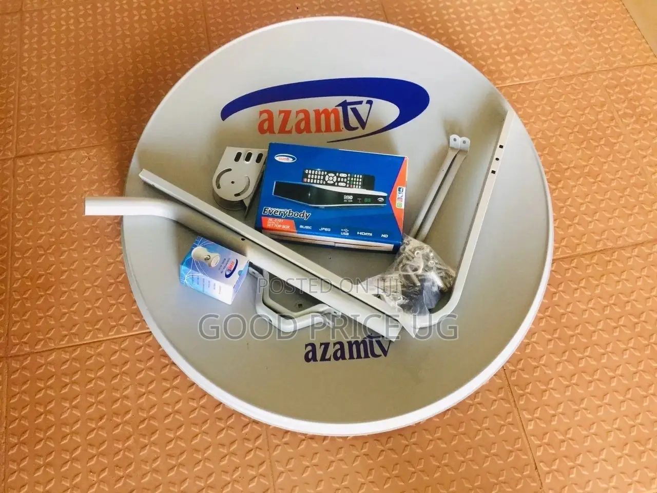 AZAM Tv Full Kit Decoder and Dish
