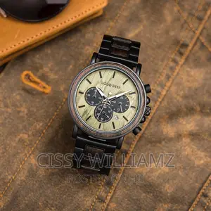 Luxury Wrist Watch/Stainless Steel Wood Watch/Quartz Watch