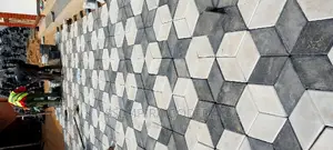 Artisic Paving With Rhobus Coloured Pavers