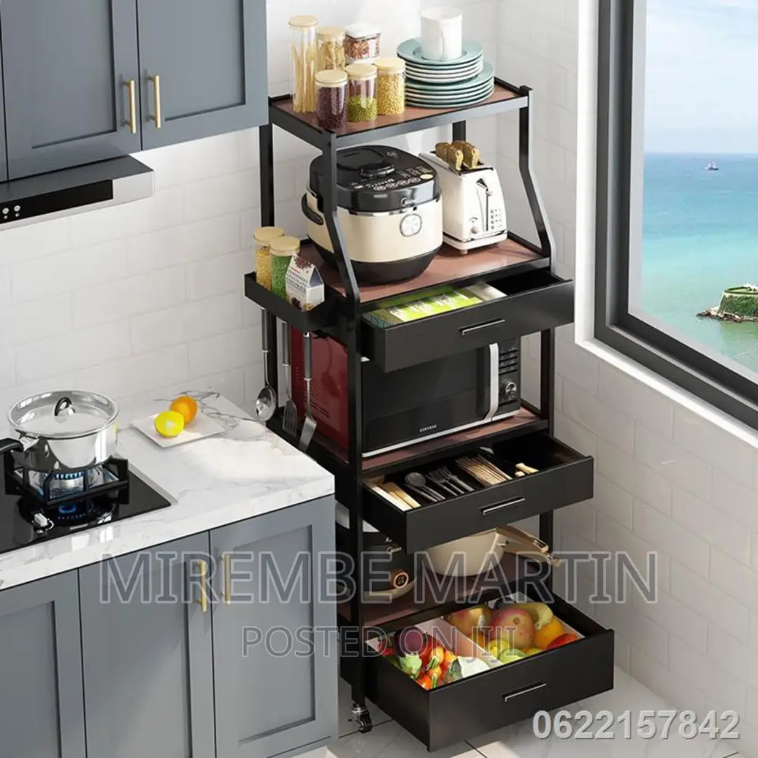 Kitchen Shelf Floor Multi-Layer Household Pull Out
