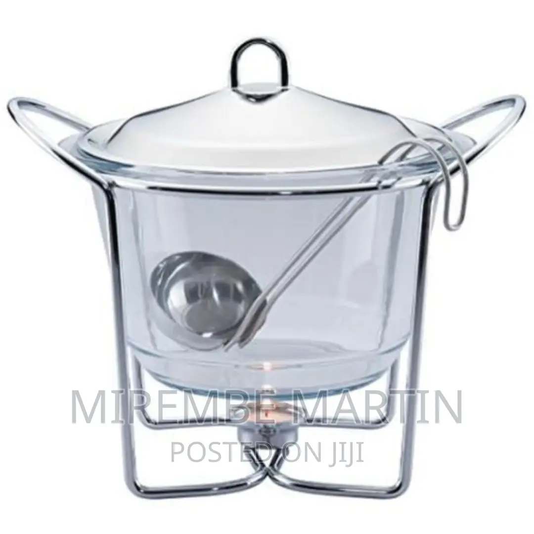 4 Litre Glass Serving Dish With Stand