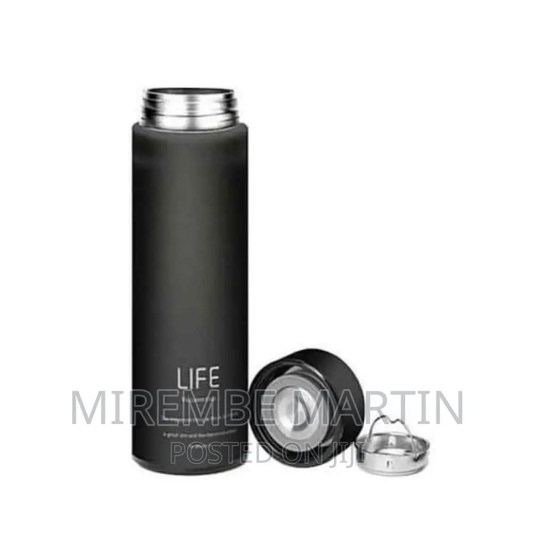 450ml Life Thermos Flask- Black