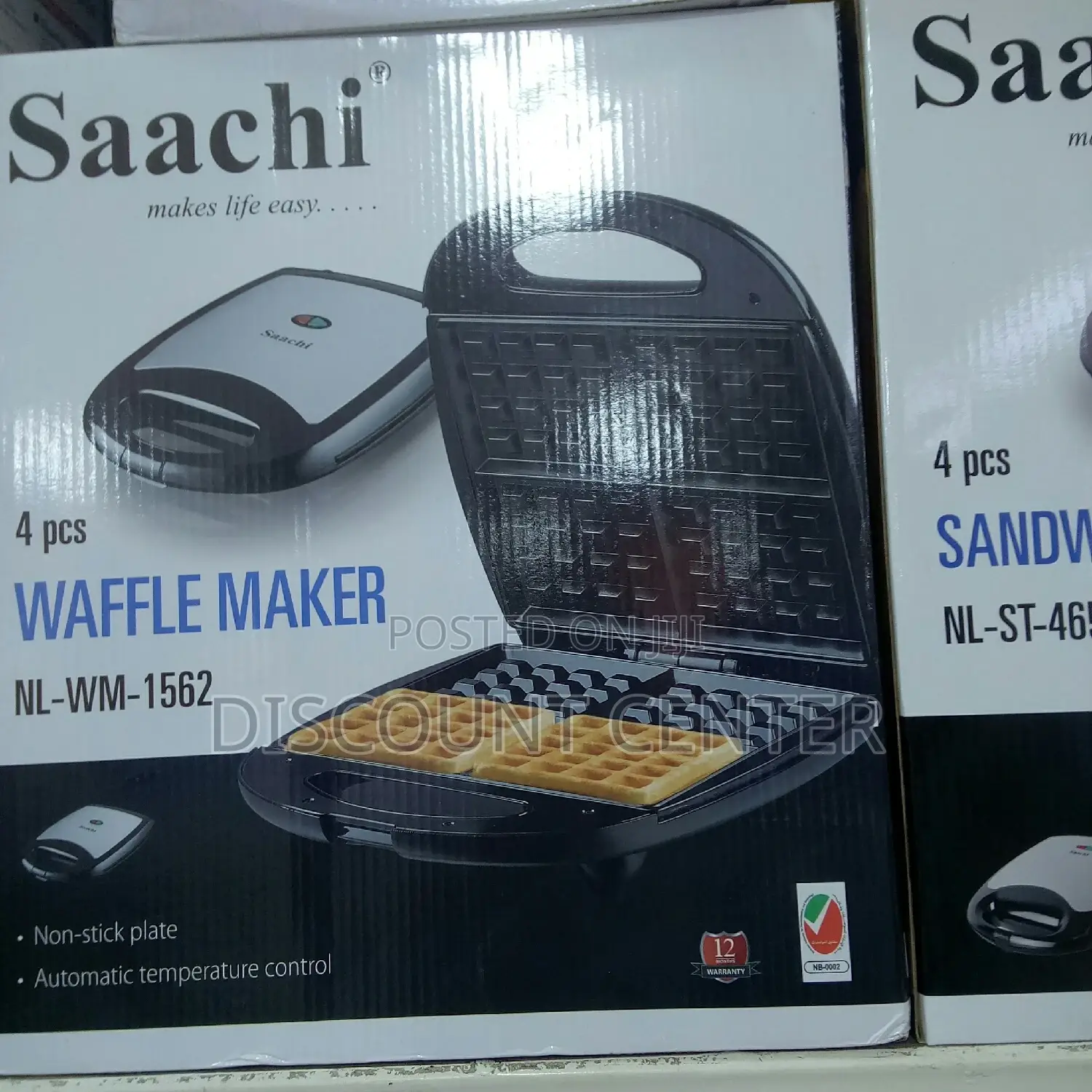 Waffle Maker Saachi