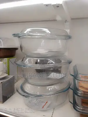 Glass Serving Dishes 3 Pieces Oval Tempered Casserole