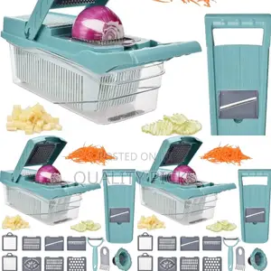Plastic 8 in 1 Vegetable Chopper