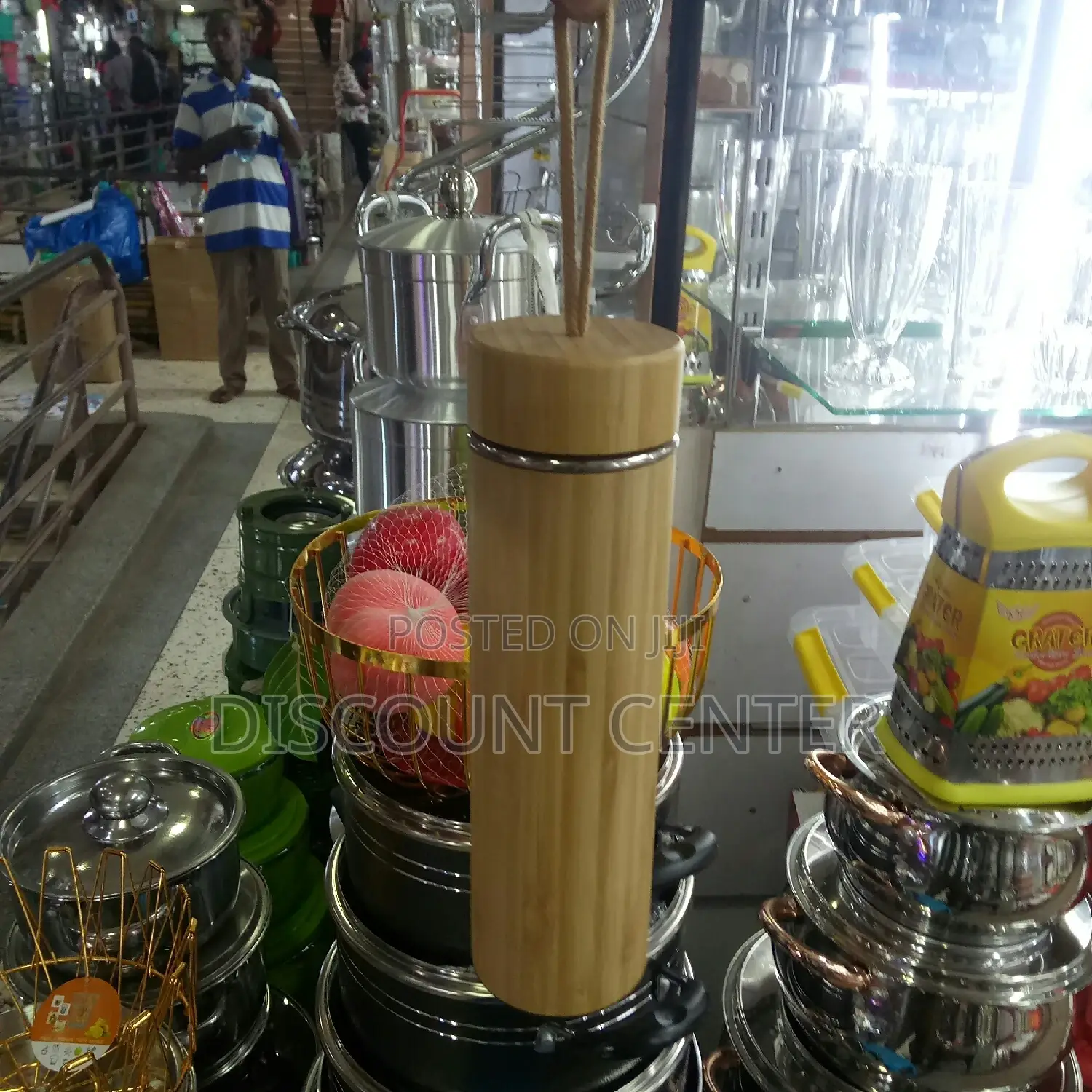 Vacuum Wood Flask