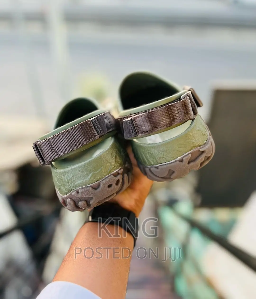 Green Crocs Atlas Original